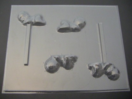 4222 Baby 3D Chocolate Candy Lollipop Mold